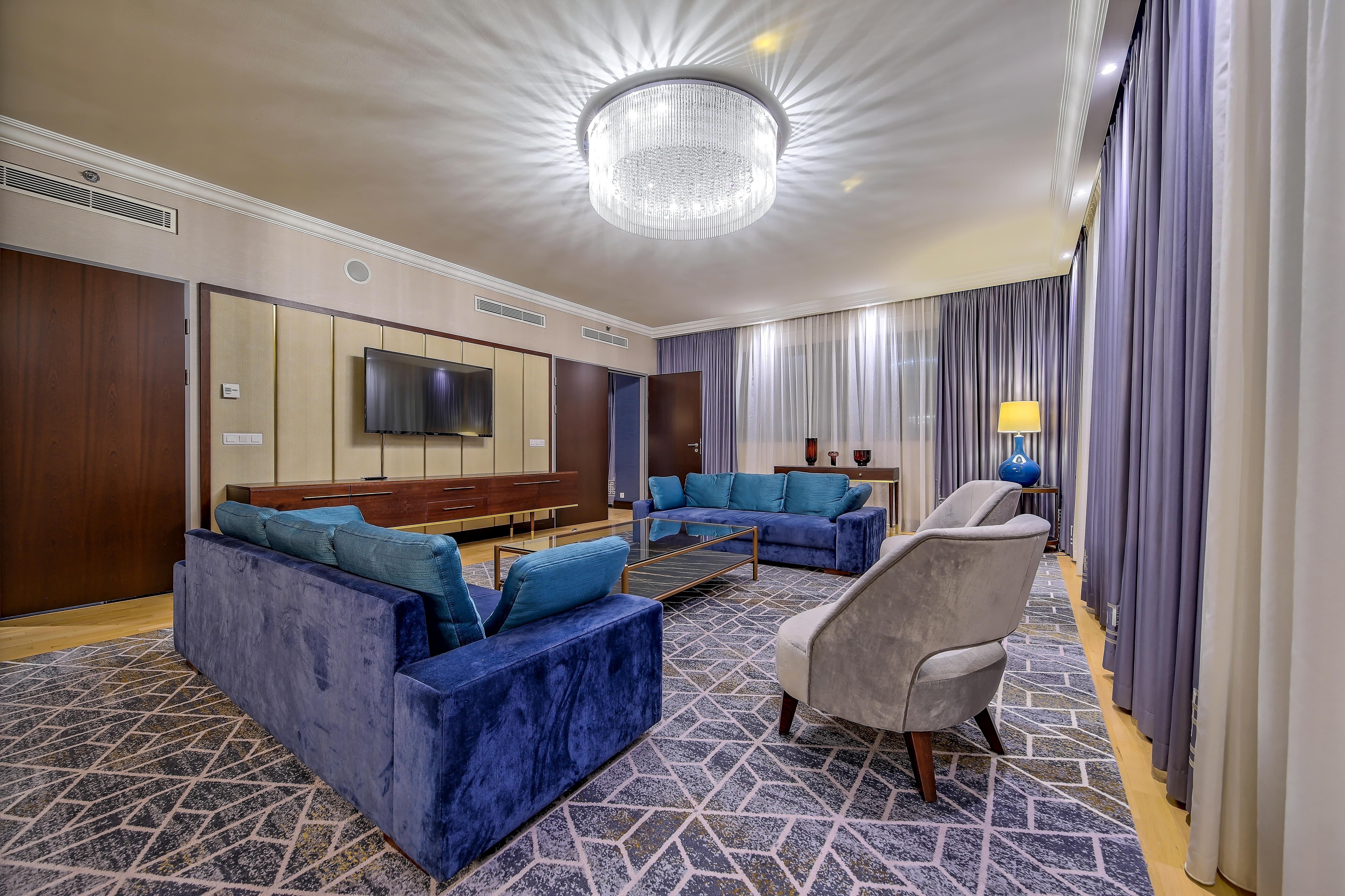 Intercontinental Warszawa By Ihg Hotel Luaran gambar The hotel's living room
